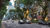 Orchard Road merupakan pusat perbelanjaan sepanjang 2,2 km. Padahal 150 tahun lalu, lokasi ini hanya jalan setapak dengan perkebunan buah, pala, dan merica (Masaul/detikTravel)