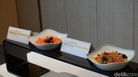 Canyon Ranch digandeng SATS untuk memenuhi kebutuhan katering di layanan terbaru Singapore Airlines. Fasilitas makanan ini ada di penerbangan nonstop terlama di dunia antara Singapura-New York, AS (Masaul/detikTravel)