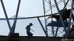 Progres Pembangunan JPO Jalan Tubagus Angke