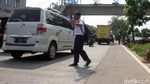 Progres Pembangunan JPO Jalan Tubagus Angke
