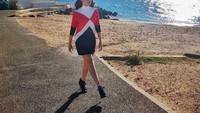 Dalam akun Instagramnya, Tamannaah sepertinya suka ke pantai. Namun dia tidak menyebutkan lokasinya di mana. Nggak mau diganggu ya? (tamannaahspeaks/Instagram)