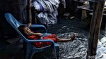 Banjir Rob Rendam Pemukiman Nelayan di Muara Angke