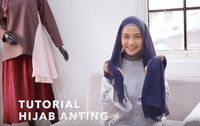 Tutorial Hijab Pashmina Simple Pakai Anting untuk Kondangan