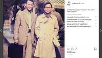 Dalam akun Instagramnya Prabowo pun pernah memposting fotonya saat melakukan kunjungan ke luar negeri. Salah satunya saat ia berfoto bersama Edhy Prabowo dalam kunjungannya ke Hanover, Jerman 20 tahun yang lalu. Istimewa/Dok. IG Prabowo.