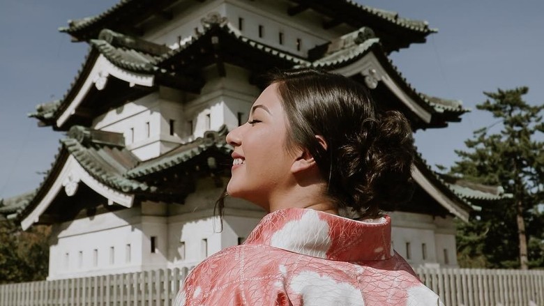 Jessica Mila di Jepang (Instagram/jscmila) Jessica Mila di Jepang (Instagram/jscmila)