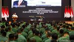 Menhan Beri Arahan di Apel Komandan Korem dan Kodim