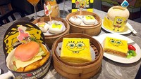 Selain disulap menjadi kue, banyak orang yang membuat aneka makanan seperti dim sum, jus buah, hingga telur dengan karakter SpongeBob SquarePants. Foto: Instagram @candicekitchen23