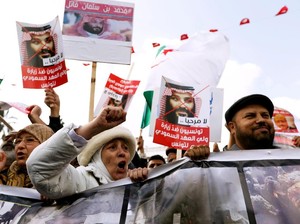 Disambut Demo di Tunisia, Putra Mahkota Saudi Diteriaki Pembunuh