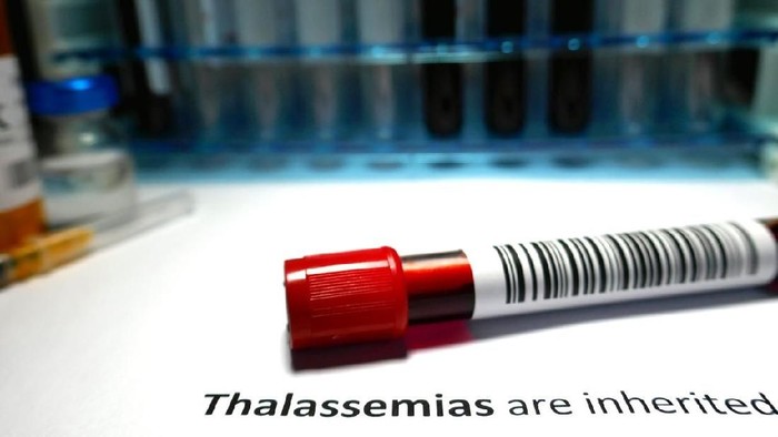 Thalassemia - blood disorder abstract.