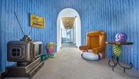 Ruangan yang dibuat mirip seperti sisi dalam rumah Spongebob (Nickelodeon Hotels & Resorts Punta Cana)