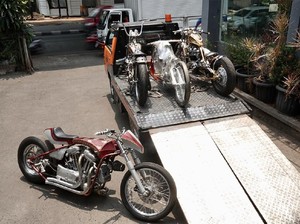 Motor Modifikasi Karya Anak Bangsa Bakal Unjuk Gigi di Italia