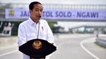 Senangnya Jokowi Resmikan Tol Sragen-Ngawi