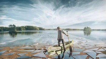 Fotografer menggunakan pecahan kaca untuk membuat ilusi yang memikat. Foto: Ultralink