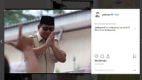 Prabowo pun kini rajin melakukan safari politik untuk berkampanye menjelang Pilpres 2019 mendatang. Istimewa/Dok. IG Prabowo.