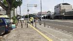 Begini Penampakan Tiang Bollard di Trotoar Warung Buncit
