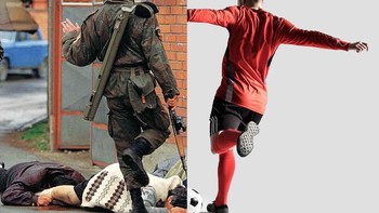 Ketika kaki digunakan dengan hal yang berbeda-beda. (Foto: Instagram/ugurgallen)