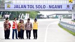 Senangnya Jokowi Resmikan Tol Sragen-Ngawi