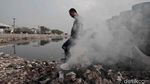 Bikin Miris, Pelabuhan Muara Baru Masih Banyak Sampah
