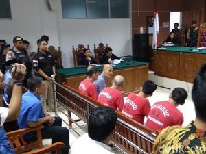 Divonis Mati, 4 WN China Penyelundup 1,6 Ton Sabu Mengamuk
