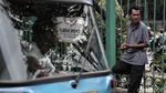 Wajah Lesu Para Sopir Bajaj Antre BBG