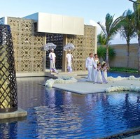 Hotel Mulia yang berlokasi di Nusa Dua, Bali menyajikan pengalaman tak terlupakan untuk sebuah pesta pernikahan. Mulai dari kemewahan grand ballroom, hingga lokasi outdoor yang bersentuhan dengan pantai. Foto: dok. The Mulia Bali