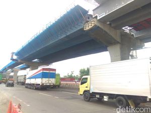 Video: Proyek di Tol Jakarta-Cikampek Dihentikan Sementara