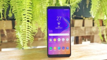 Galaxy A9 mengusung Infinity Display berukuran 6,3 inch. Foto: Adi Fida Rahman/detikINET