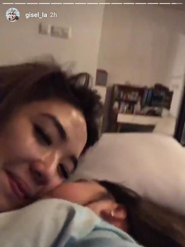 Usai Jumpa Pers Bareng Gading, Gisel Tidur Berdua dengan Gempi