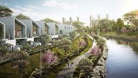 Hunian Podomoro River View, Hanya Jalan Kaki ke Stasiun LRT & Sekolah