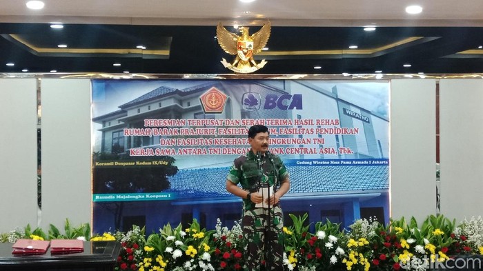 Resmikan 254 Rumah Dinas Anggota, Panglima Cerita Jadi Anak Kolong