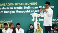 Pada final Musabaqoh Kitab Kuning 2018 ini, Muhaimin Iskandar juga melakukan sosialisasi empat pilar bertema Pancasila, UUD NRI Tahun 1945, NKRI, Bhinneka Tunggal Ika.