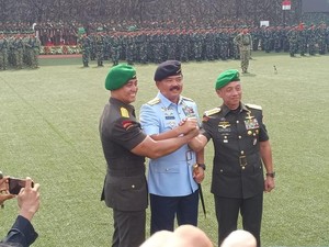 Lantik KSAD, Panglima TNI Ingatkan Netralitas di Pilpres 2019