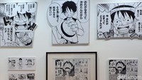 Para pecinta One Piece dapat melihat potongan cerita Luffy yang begitu mendebarkan dalam perjalanannya menjadi raja bajak laut (Afif Farhan/detikTravel)