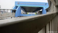 Begini penampakan Skybridge Tanah Abang yang telah rampung dikerjakan.