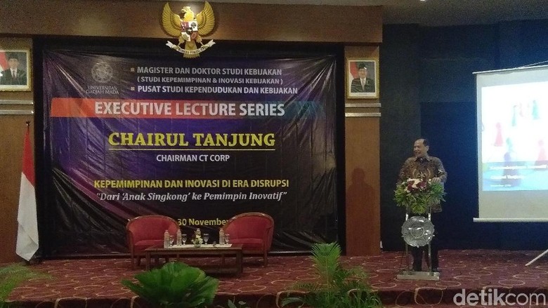 Jadi Pembicara di UGM, Chairul Tanjung Ingatkan Perubahan Zaman Jadi Pembicara di UGM, Chairul Tanjung Ingatkan Perubahan Zaman