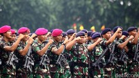 Dalam upacara apel pengamanan itu pun Alutsista dari ke tiga angkatan juga ditampilkan, diantaranya Tank Leopard, Meriam Caesar, Busmaster, Panser Anoa, Panser Komodo milik TNDI AD dan Lvt-7 A1, BNp 3f, Btr 4 dan Roket ers Vampire Grad milik TNI AL, serta Helly Caracal, Helly Sp, Helly Colibri, Ooerlikon milik TNI AU.