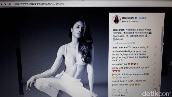 Body goal Cinta Laura. Foto: Repro Instagram Body goal Cinta Laura. Foto: Repro Instagram