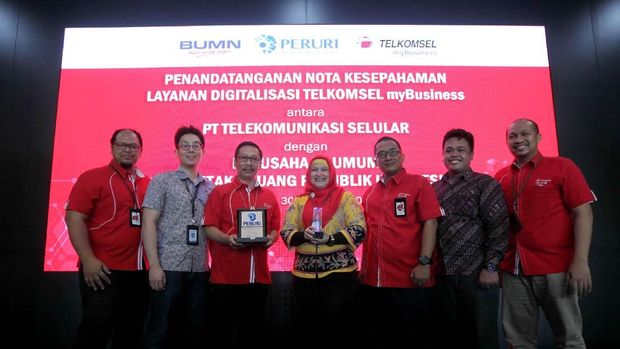 Telkomsel Dukung Digitalisasi Peruri