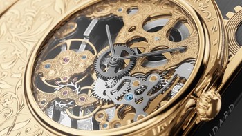 Ada ukiran dan jam yang dibuat menggunakan emas 24 karat. Foto: Caviar