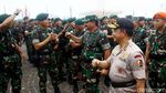 Aksi Panglima-Kapolri di Apel Pengamanan Natal Hingga Pemilu 2019