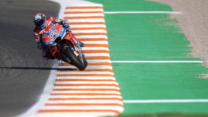 Andrea Dovizioso puas dengan hasil tes MotoGP Jerez (Foto: Mirco Lazzari gp/Getty Images) Andrea Dovizioso puas dengan hasil tes MotoGP Jerez (Foto: Mirco Lazzari gp/Getty Images)
