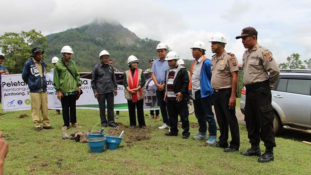 Peletakan batu pertama pembangunan fisik Observatorium Nasional Timau yang akan menjadi terbesar di Asia Tenggara.