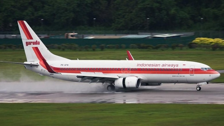 Garuda Indonesia dengan tampilan klasik (dok Garuda Indonesia) Garuda Indonesia dengan tampilan klasik (dok Garuda Indonesia)
