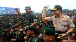 Aksi Panglima-Kapolri di Apel Pengamanan Natal Hingga Pemilu 2019