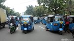 Usai Bertemu Perwakilan Pemprov DKI, Aksi Sopir Bajaj Bubar Jalan