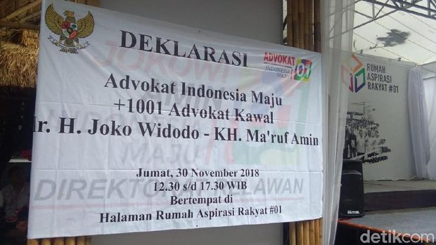 2.100 Advokat Siap Kawal Jokowi-Amin Lawan Serangan Hoax