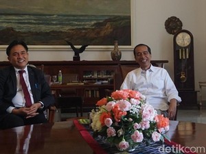 Yusril Bertemu Jokowi di Istana Bogor