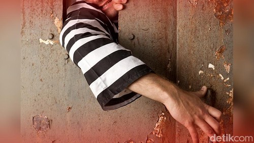 Ilustrasi napi/tahanan kabur (Andhika-detik)