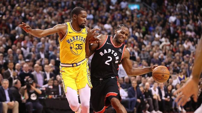Toronto Raptors kalahkan Golden State Warriors (Tom Szczerbowski-USA TODAY Sports) Toronto Raptors kalahkan Golden State Warriors (Tom Szczerbowski-USA TODAY Sports)