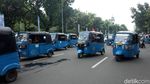 Usai Bertemu Perwakilan Pemprov DKI, Aksi Sopir Bajaj Bubar Jalan
